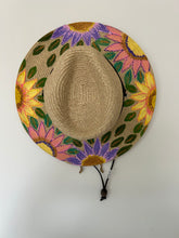 Load image into Gallery viewer, KIDS Pastel Daisy Straw OMHat
