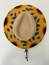 Load image into Gallery viewer, KIDS Golden Sunflower Straw OMHat
