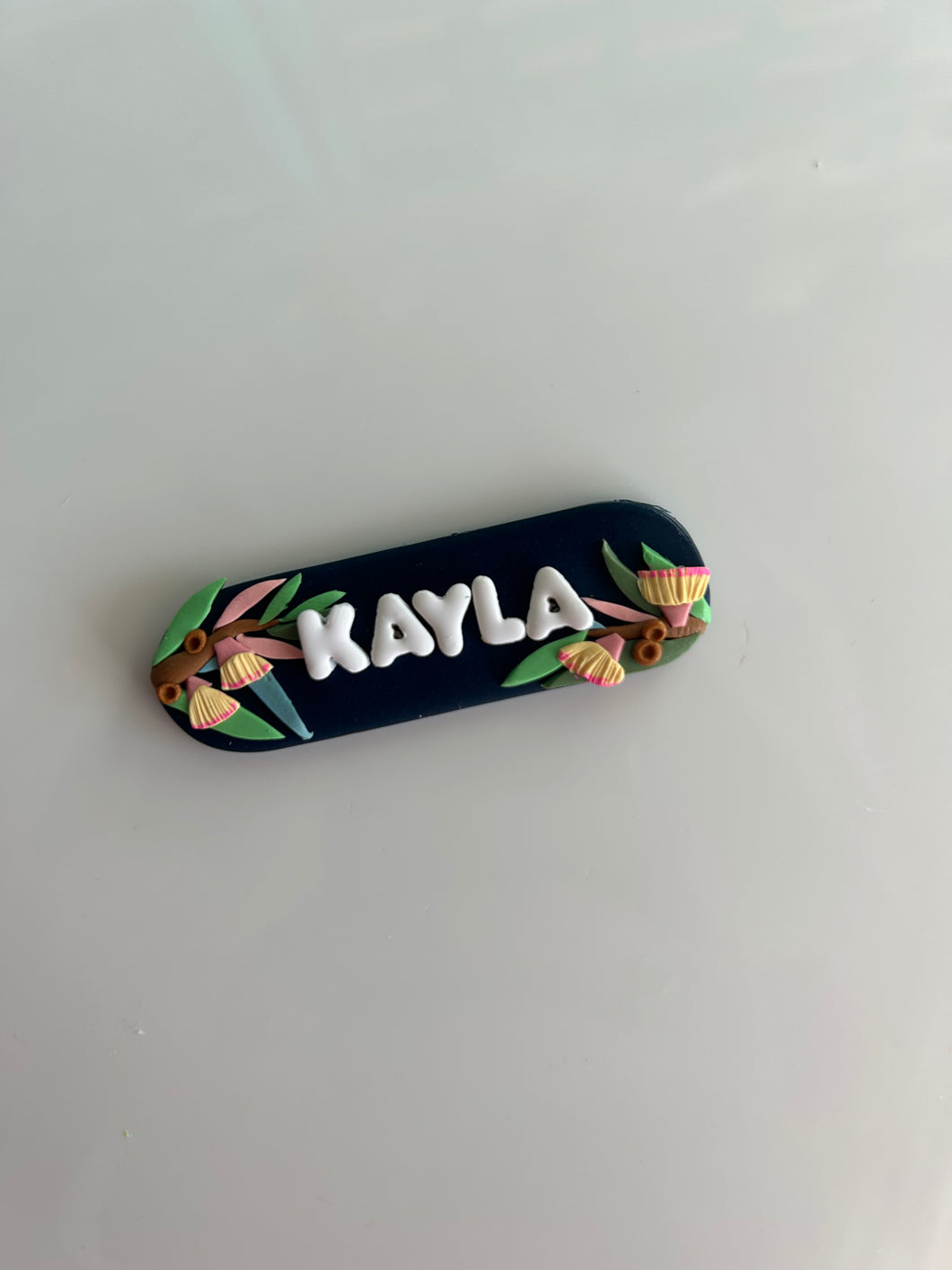 Navy Gums Name Badge